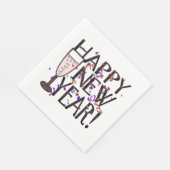 Serviette En Papier Bonne année (Coin)