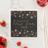 Serviette En Papier Bonne année (En situation)