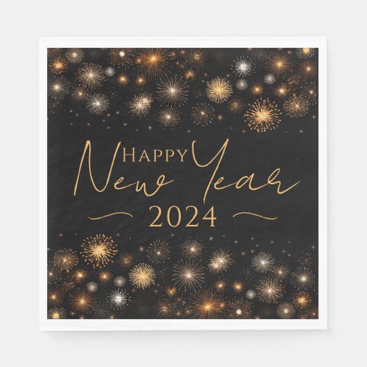 Serviette En Papier Bonne année (Devant)
