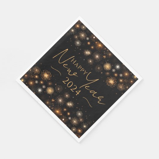 Serviette En Papier Bonne année (Coin)