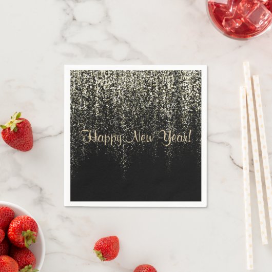 Serviette En Papier Bonne année (En situation)