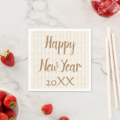 Serviette En Papier Bonne année (En situation)