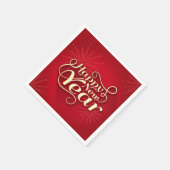 Serviette En Papier Bonne année (Coin)