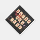 Serviette En Papier Bonne année (Coin)