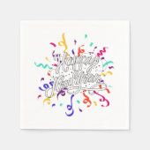 Serviette En Papier Bonne année (Devant)