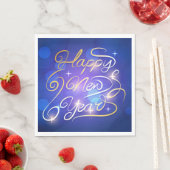 Serviette En Papier Bonne année (En situation)