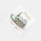 Serviette En Papier Bonne année 2018 (Coin)