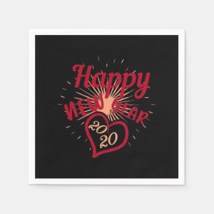 Serviette En Papier Bonne année 2020