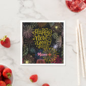 Serviette En Papier Bonne année 2023 Thunder_Cove (En situation)