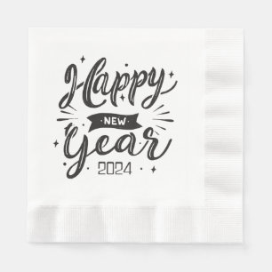 Serviette En Papier Bonne année 2024