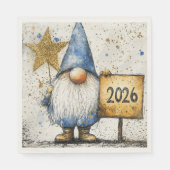 Serviette En Papier Bonne année, 2026, Célébration (Devant)