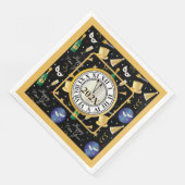 Serviette En Papier Bonne année annuelle (Coin)