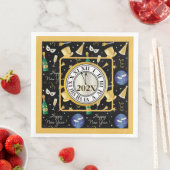 Serviette En Papier Bonne année annuelle (En situation)