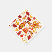 Serviette En Papier Bonne année chinoise (Coin)