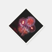 Serviette En Papier Bonne année Fête du Feu d'artifice (Coin)