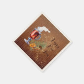Serviette En Papier Bonne année Hot Toddy et épices (Coin)