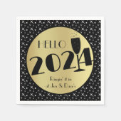 Serviette En Papier Bonne année Papier Napkin (Devant)