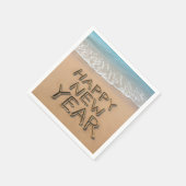 Serviette En Papier Bonne Année Rivage (Coin)