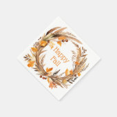 Serviette En Papier Bonne Automne Feu d'automne (Coin)