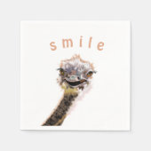 Serviette En Papier Bonne autruche (Devant)