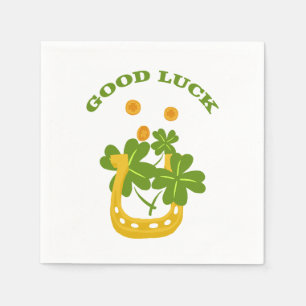 Serviette En Papier Bonne chance