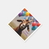 Serviette En Papier Bonne chèvre d'anniversaire (Coin)