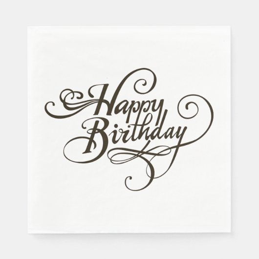 Serviette En Papier Bonne collection Classic Anniversaire (Devant)