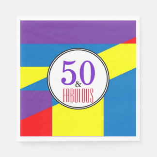 Serviette En Papier Bonne fête d'anniversaire