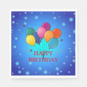 Serviette En Papier Bonne fête d'anniversaire (Devant)