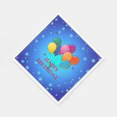 Serviette En Papier Bonne fête d'anniversaire (Coin)