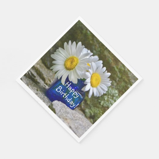 Serviette En Papier Bonne fête d'anniversaire (Coin)