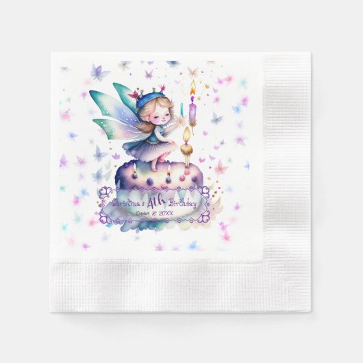 Serviette En Papier Bonne fête d'anniversaire 01 (Devant)