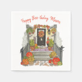 Serviette En Papier Bonne fête de Boo-thday (Devant)