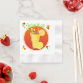 Serviette En Papier Bonne fête de l'heure (En situation)