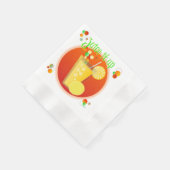 Serviette En Papier Bonne fête de l'heure (Coin)
