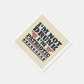 Serviette En Papier Bonne fête de l'indépendance 4 juillet drôle (Coin)