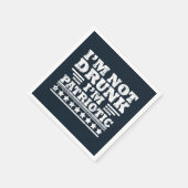 Serviette En Papier Bonne fête de l'indépendance 4 juillet drôle (Coin)