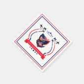 Serviette En Papier Bonne fête de l'Indépendance Fournitures (Coin)