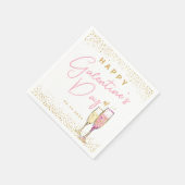 Serviette En Papier Bonne fête des Galentines (Coin)