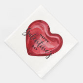 Serviette En Papier Bonne fête des Galentines (Coin)