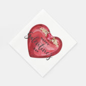 Serviette En Papier Bonne fête des Galentines (Coin)