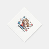 Serviette En Papier Bonne fête des mères (Coin)