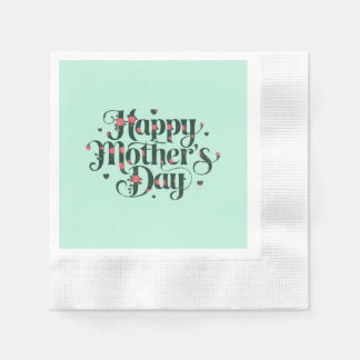 Serviette En Papier Bonne fête des mères