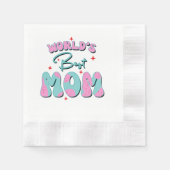 Serviette En Papier Bonne fête des mères (Devant)