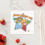 Serviette En Papier Bonne Fête des pères ! (En situation)