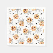 Serviette En Papier Bonne fête d'Halloween (Devant)