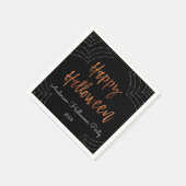 Serviette En Papier Bonne fête d'Halloween moderne Halloween Napkins (Coin)