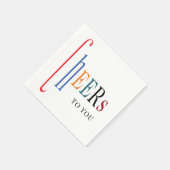 Serviette En Papier Bonne fête du Nouvel An (Coin)