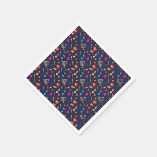 Serviette En Papier Bonne fête Hanoukka belle décoration (Coin)