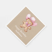 Serviette En Papier Bonne fille en pain d'épices (Coin)